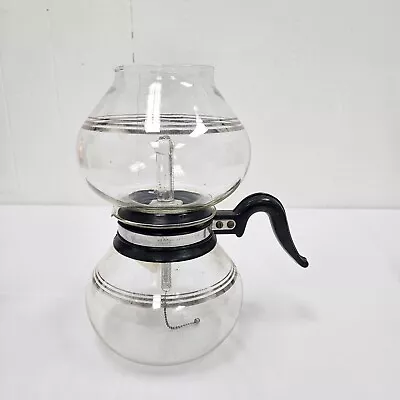 Vtg 1950s Mid Century Pyrex For Silex Glass Double Bubble Coffee Pot Carafe • $59.99