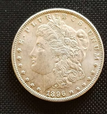 1896 Morgan Silver Dollar  Lightly Toned  • $28