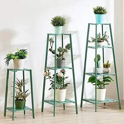 Garden Pastoral Plant Stand Rack 2 3 4 Tiers Display Indoor Outdoor Standing • $30.99