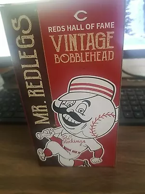 Mr Redlegs 2018 Vintage Reds Hall Of Fame Museum Bobblehead Mascot/still In Box • $28.50