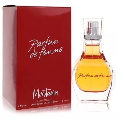 Montana Parfum De Femme By Montana Eau De Toilette Spray 3.3 Oz For Women *NIB • $29.26