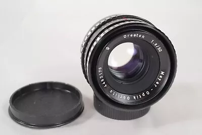 Meyer Optik Grolitz Oreston 50mm F1.8 M42 Double Zebra Lens SHARP Serviced • $129