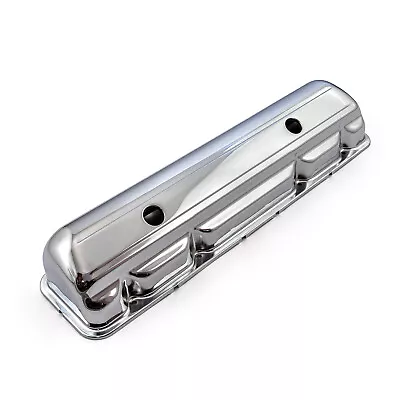 Mopar Chrysler 170 198 225 Slant 6 Chrome Steel Valve Cover - 4 1/2  Tall W/Hole • $31.37