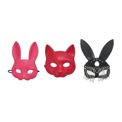 £5.52 • Buy Animal Masks Adults Comfortable Wearing Cosplay Mask Women For Photo Props