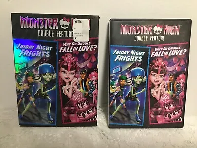 Monster High Double Feature Dvd Friday Night Frights & Why Do Gouls Fall In Love • $10.95