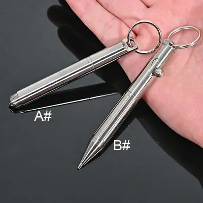 Outdoor Travel Portable Keychain Pen Titanium Ti Mini Practical Ballpoint Pen • $15.87