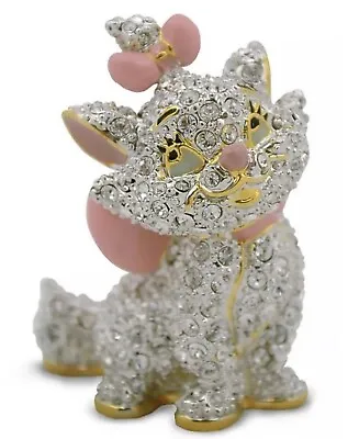 Arribas Bros Swarovski Disney Aristocats Marie  Jeweled Figurine NIB • $326.25