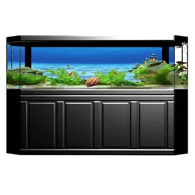 $27.29 • Buy PVC Aquarium Background Poster 3D   Tank Decorations Landscape Sticker