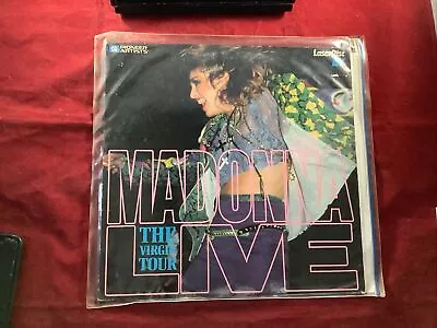 Madonna Live The Virgin Tour Laserdisc Laser Disc Pioneer Artists EX NO BARCODE • $24.50
