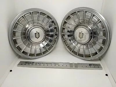 1978-1980 Chevrolet Monte Carlo 14  Hubcaps (2) Wheel Covers Vintage Classic OEM • $87.99