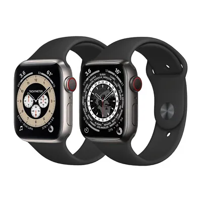 Apple Watch Series 7 Titanium 41mm 45mm All Colours All Band Colours Excellent • £279