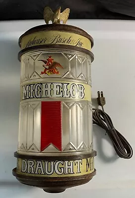 VTG Michelob Beer Lighted Wall Lamp Sconce Anheuser Busch Advertising Man Cave • $87.99