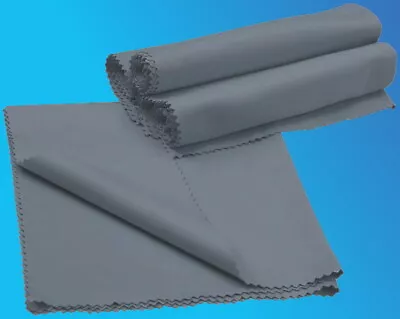 Oversized Microfiber Cleaning Cloth 20  X 20  For TV Screens Lens Phone (Gray) • $4.99