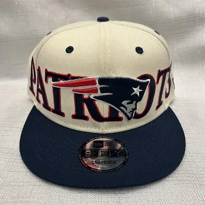 New England Patriots New Era 9Fifty SnapBack Adjustable Hat Navy Color • $27.99