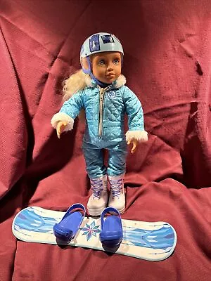 Disney Ily 4ever 18  Doll Elsa Snow Snowboarding + American Girl My Generation • $27