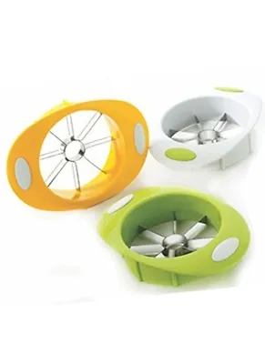 £4.50 • Buy Famous Apple Slicer Cutter Corer 8 Slices With Push Stand Plate Fruit Cutter