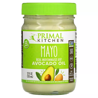 Primal Kitchen Mayonnaise With Avocado Oil 12 Fl Oz 355 Ml Dairy-Free • $15.81