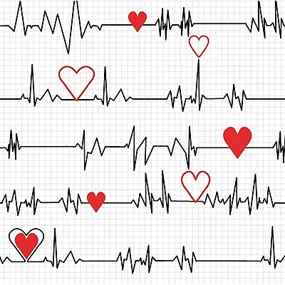 MEDICAL HEALTHCARE THEME CALLING ALL NURSES RN EKG HEARTRATE 100%Cotton SOLDBTHY • $3.99