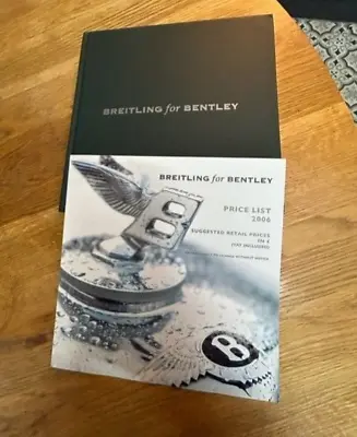 £14.99 • Buy Breitling For Bentley Watch Catalogue And Price List; 2006; Great Condition