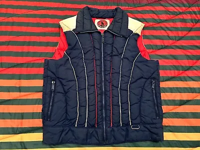 VINTAGE RARE 70s 80s Mountain Goat By White Stag Puffer Down Vest Mens S Blue • $85