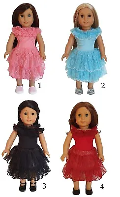 Doll Clothes Dress Party Princess Fit 18  American Girl Dolls Maplelea B • $12.97
