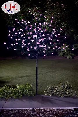 £28.50 • Buy 4/5/6Ft Christmas Light Blossom Tree LED Outdoor Garden Decoration Indoor Xmas
