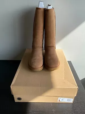 UGG Classic Tall Brown Chestnut Boots Women’s Size 10 • $116.99