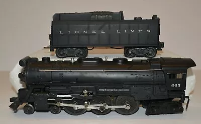 Lionel 665 Baby Hudson & 6026w Whistling Tender In Excellent Plus Condition • $49