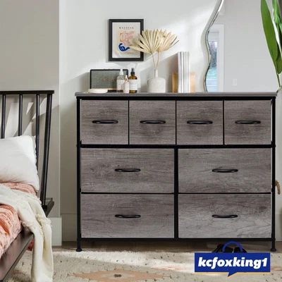 $129.49 • Buy 8 Chest Of Drawers Tallboy Dresser Table Storage Fabric Wood Bedroom Furniture