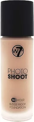 W7 Photo Shoot Foundation 16 Hour Budge Proof 16HR Fresh Beige 28ml • £5.98