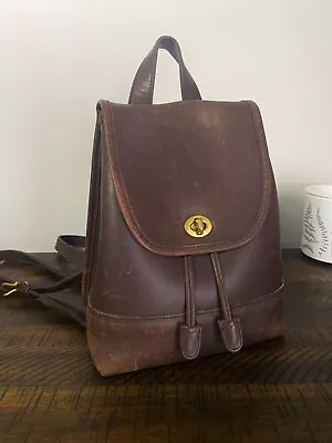 Brown Vintage 90’s Coach Backpack  • $110