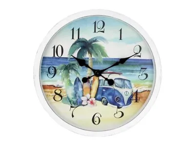 40cm VW Kombi Van  Wall Clock Beach Theme Style Home • $32.10