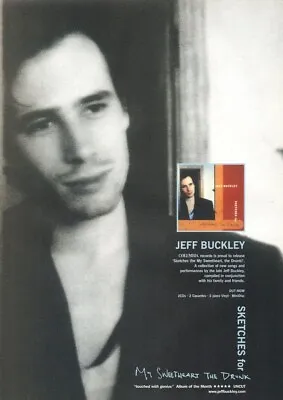 Jeff Buckley - Sketches For My Sweetheart The Drunk - Full Size Magazine Advert • £5.99