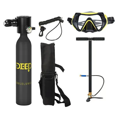 DIDEEP Scuba Diving Tank0.5L Constant Pressure Mini Scuba Tank With Pump • $189