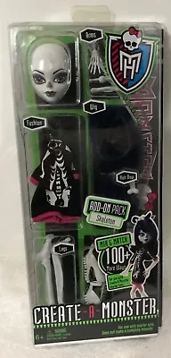 Skelton ~ Create-A-Monster ~Add-On Pack ~Monster High ~new In Box • $79.99