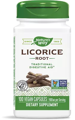 Nature's Way Licorice Root 100 Capsules € 22990 /  Kg • £23.57