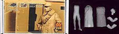 Copper State Models 1/35 ITALIAN ARMORED CAR OFFICER IN FUR GREATCOAT Resin Fig • $32.17