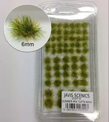 Javis Static Grass Tufts & Strips 6 & 10mm Suitable For Model Railway & Wargames • £5.49