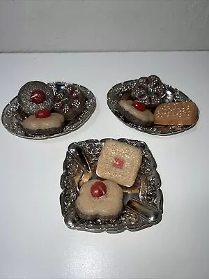 Mostly Memory Pastry Looking Candles  Set Of 8 With 3 Trays For Decor • $13.19