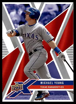 2008 Upper Deck X #96 Michael Young • $0.99