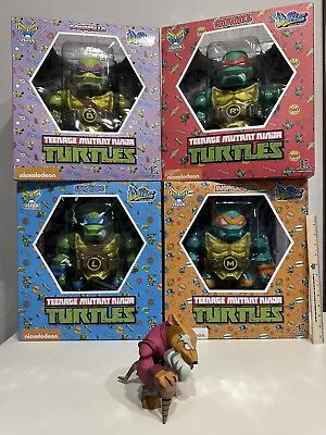 Bulkyz Teenage Mutant Ninja Turtles Set Of 4 W/ BAF Splinter • $2000