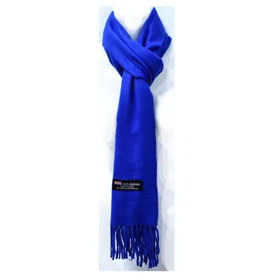 Mens Womens Winter Plain Solid Wool Scotland Made 100% Cashmere Scarf Scarves • $7.99