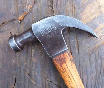 Early 6oz Claw  Pexto  Carpenter Timber Vintage Hammer Blacksmith Anvil Antique • $30