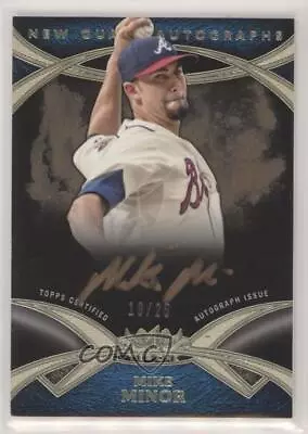 2014 Topps Tier One New Guard Auto Copper Ink /25 Mike Minor #NGA-MMI Auto • $12.03