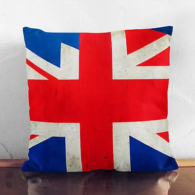 Plump Cushion Union Jack Flag Concept Vol.2 Scatter Throw Pillow Cover Filled • £19.95