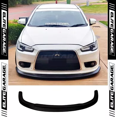 $189 • Buy Fits 09-15 Mitsubishi Lancer CJ ES Ralliart Sport Front Lip Splitter Spoiler GSR