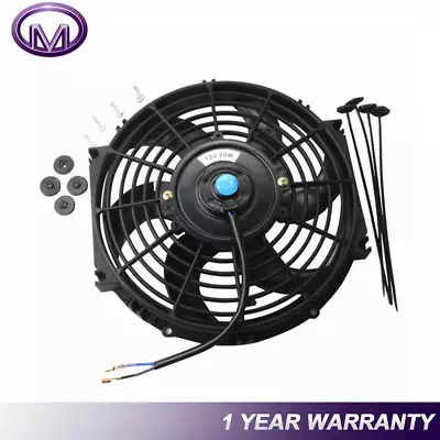 1PC 10'' Universal Electric Radiator Slim Fan Push Pull Mounting Kits 6 Blades • $18.89