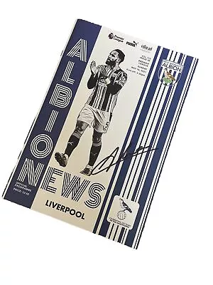 Alisson Becker Signed Programme West Brom V LFC. That Sensational Header. (B47) • £70