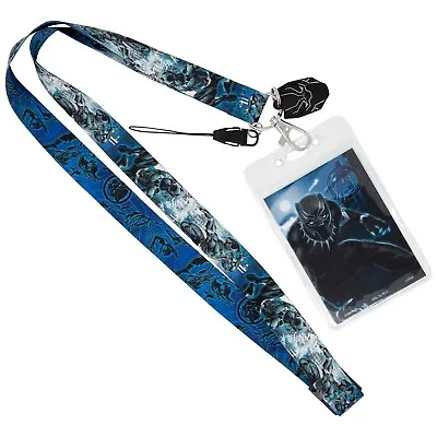 Black Panther Lanyard Blue • $14.98