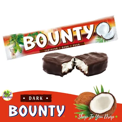 £7.95 • Buy DARK CHOCOLATE BOUNTY 6 X57G BARS COCONUT Easter Present Gift